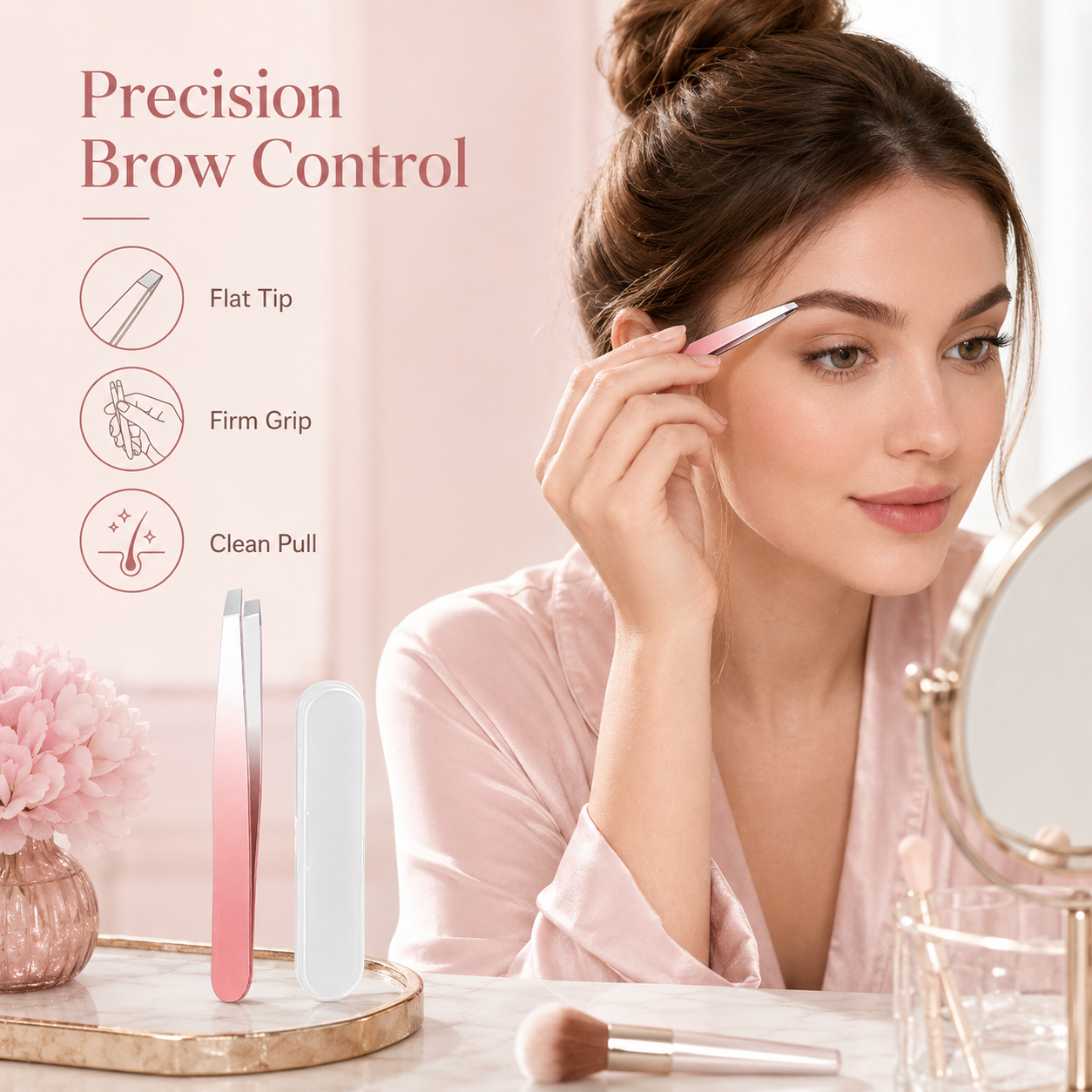 Flat Tip Tweezers