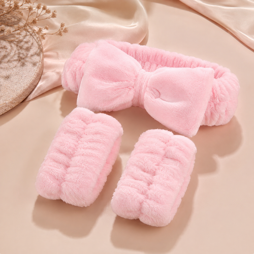 Face Washing Headband Set