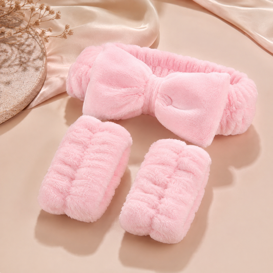 Face Washing Headband Set